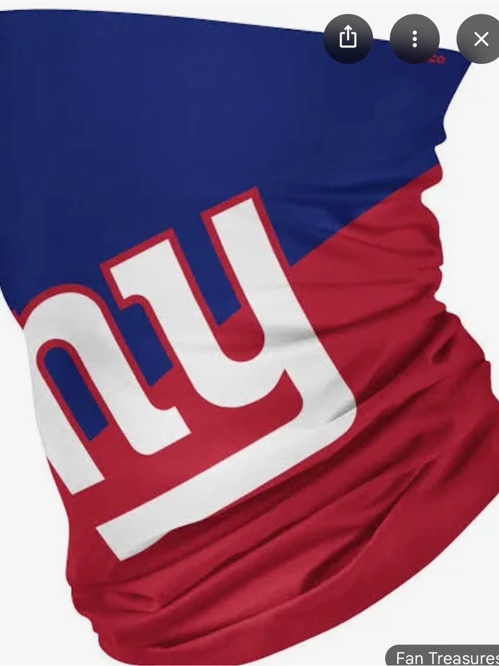 FOCO New York Giants Neck Gaiter Scarf Face Mask - NWT